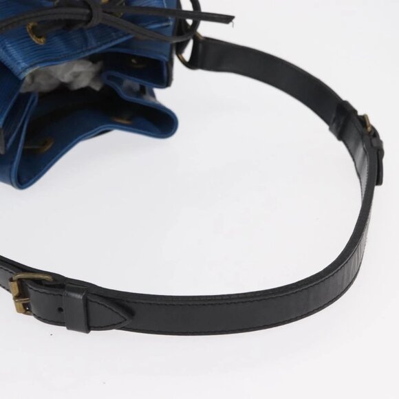 LOUIS VUITTON Epi Petit Noe Bag Bicolor Black Blue - Picture 8 of 16